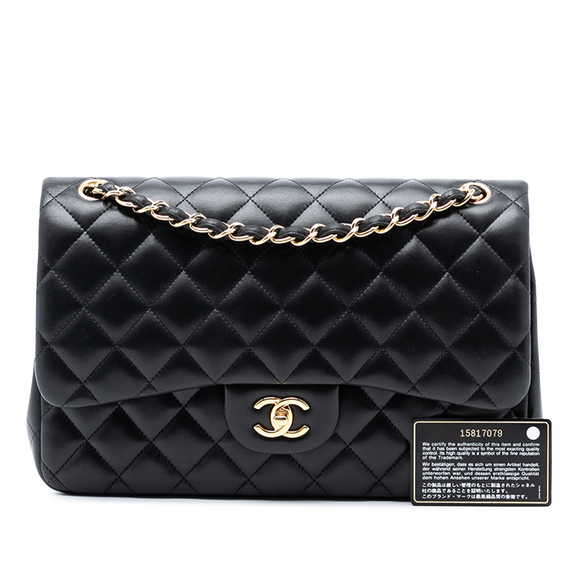 Pre-Loved Chanel Jumbo Classic Lambskin Double Flap - Picture 8 of 8